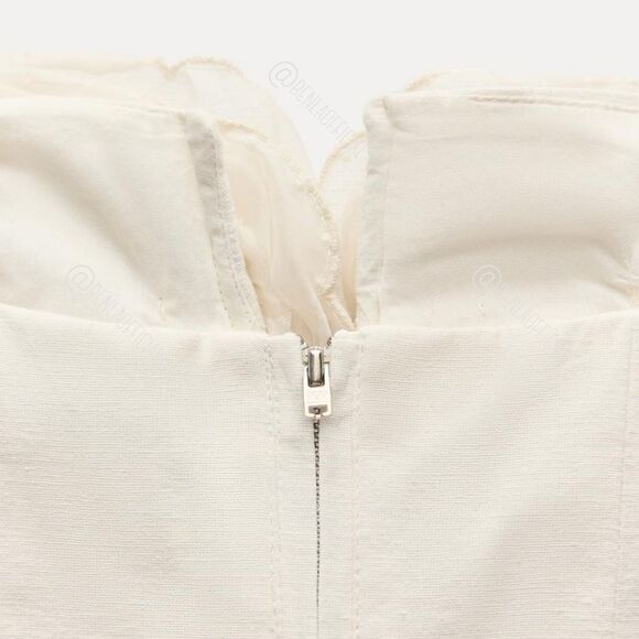 NWT ZARA STRAPLESS FLORAL TOP - Picture 14 of 16